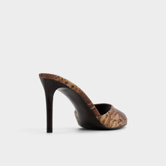 Anniebrilden in Brown Multi 14190598 - Heeled mule, Stiletto heel