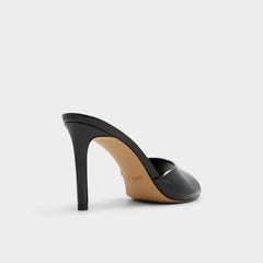 Anniebrilden Black Women's Heeled mules - Heeled mule, Stiletto heel