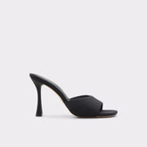 Evadalia Black Women's Heeled mules - Heeled mule, Stiletto heel