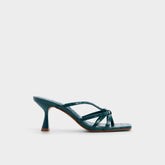 Lumera in Other Green - Heeled mule, Stiletto heel