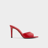 Anniebrilden Red Women's Heeled mules - Heeled mule, Stiletto heel
