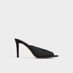 Elennah in Black 14161302 - Heeled mule, Stiletto heel