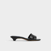 Scarletta Black Women's Heeled mules - Heeled mule, Kitten heel