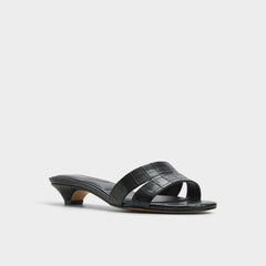 Scarletta Black Women's Heeled mules - Heeled mule, Kitten heel