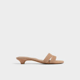 Scarletta Medium Brown Women's Heeled mules - Heeled mule, Kitten heel