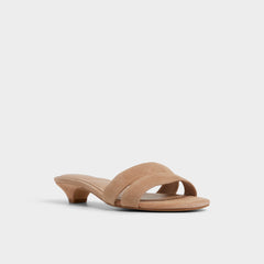 Scarletta Medium Brown Women's Heeled mules - Heeled mule, Kitten heel