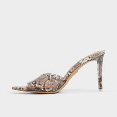 Anitabrilden Other Grey Women's Mule slides - Heeled mule, Stiletto heel