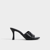 Lyhanna Black Women's Heeled mules - Heeled mule, Stiletto heel