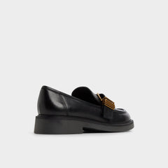 Kalya in Black - Loafer, Block heel