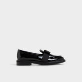 Bissom in Black - Loafer, Block heel