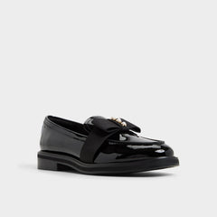 Bissom in Black - Loafer, Block heel