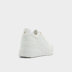 Iconistep White Overflow Women's Low top sneakers - Wedge sneaker, Wedge heel