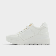 Iconistep White Overflow Women's Low top sneakers - Wedge sneaker, Wedge heel