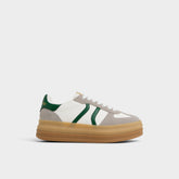 Elabrintar White Combo Women's Low top sneakers - Low top sneaker, Platform