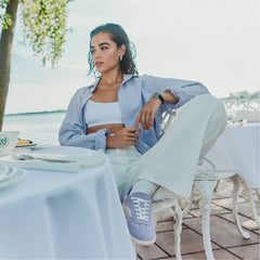 Clubstyle Light Purple Women's Low top sneakers - Jogger sneaker, Jogger sole