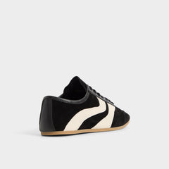 Adrelya in Black - Jogger sneaker, Jogger sole