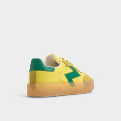 Retrostep Yellow Multi Women's Low top sneakers - Low top sneaker, Jogger sole