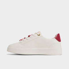 Cherrylove White Women's Low top sneakers - Low top sneaker, Platform