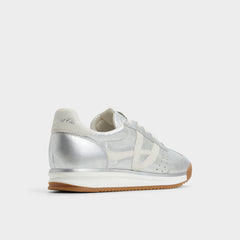 Stepcount Silver Women's Low top sneakers - Jogger sneaker, Jogger sole