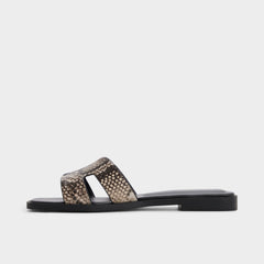 Itsandal in Open Brown 14190528 - Slide sandal