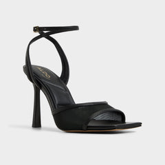 Sharra in Black 14119591 - Strappy heeled sandal, Stiletto heel