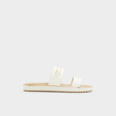 Lagoon White Women's Strappy sandals - Slide sandal, Footbed sandal
