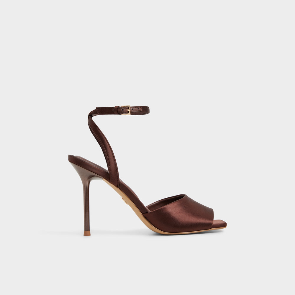 Kaiasien in Dark Brown 14151897 - Strappy heeled sandal, Stiletto heel