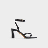 Stellare Other Black Women's Block heels - Strappy heeled sandal, Block heel
