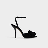 Tinsletta in Other Black - Strappy heeled sandal, Stiletto heel