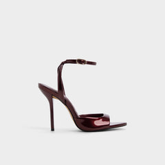 Forevermore in Medium Red - Strappy heeled sandal, Stiletto heel