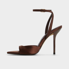 Forevermore in Dark Brown 14154135 - Strappy heeled sandal, Stiletto heel