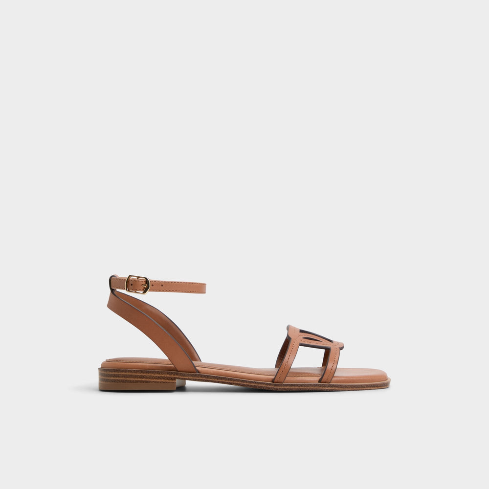 Greengrove Medium Brown Women's Flats - Flat sandal