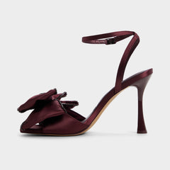 Tinsel in Bordo - Strappy heeled sandal, Stiletto heel
