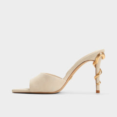 Seashella Bone Women's Heeled mules - Heeled mule