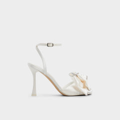 Tinsel in Other White - Strappy heeled sandal, Stiletto heel