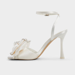 Tinsel in Other White - Strappy heeled sandal, Stiletto heel