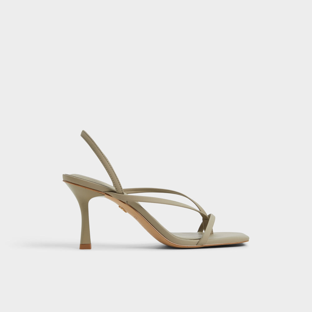 Riva Other Green Women's Strappy sandals - Sling back heeled sandal, Stiletto heel
