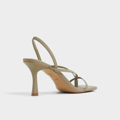 Riva Other Green Women's Strappy sandals - Sling back heeled sandal, Stiletto heel