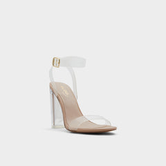 Aniwien Bone Women's Strappy sandals - Strappy heeled sandal, Block heel