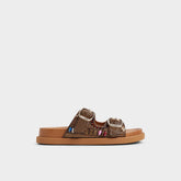 Bohochic Open Brown Women's Footbed sandals - Footbed sandal