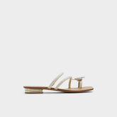 Garberia Silver Women's Flats - Flip flop