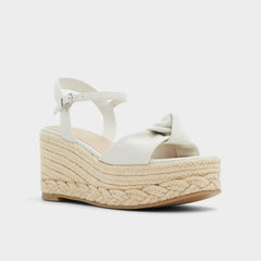 Annamarie White Women's Wedges - Wedge sandal, Wedge heel