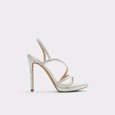 Resurge in Silver - Strappy stiletto sandal, Stiletto heel