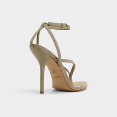 Abyfindley Other Green Women's Strappy sandals - Heeled flip flop, Stiletto heel