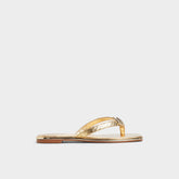 Conchiglia Gold Women's Flats - Flip flop