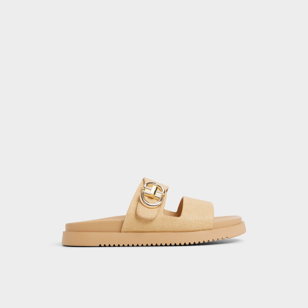 Daisymae Natural Women's Footbed sandals -