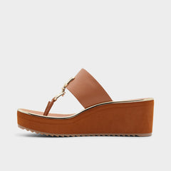 Maesllan Medium Brown Women's Wedges - Wedge sandal, Wedge heel