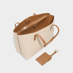 Ysabelle in Bone - Laptop bag