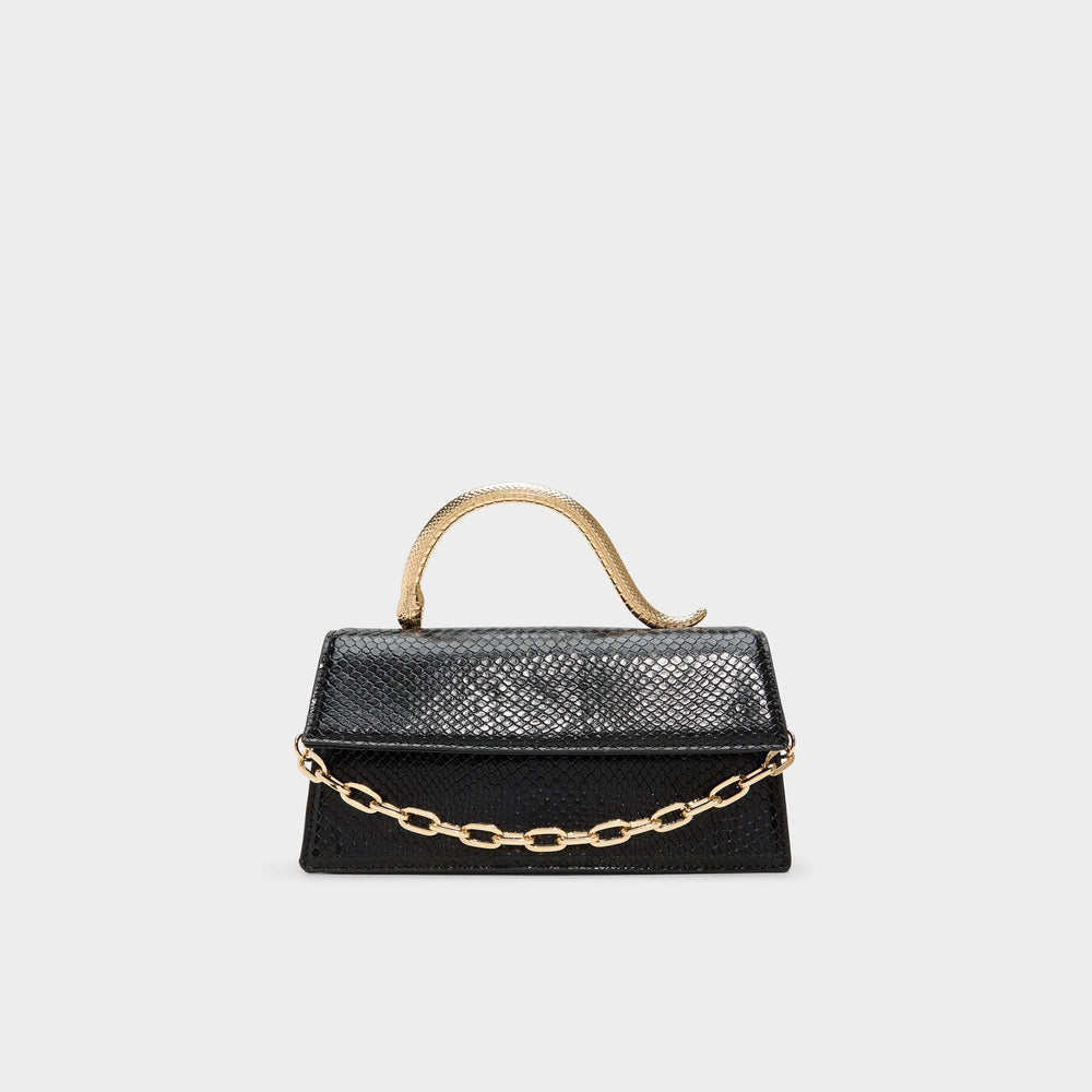 Daphnei Black Women's Top Handle Bags - Top handle bag