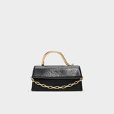 Daphnei Black Women's Top Handle Bags - Top handle bag